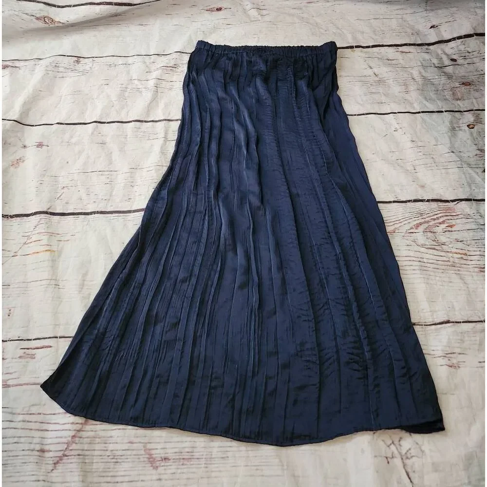 J. Crew Crinkle Satin‎ Maxi Skirt Size Medium NWT